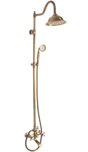 Душевая стойка Rea Bergamo Bronze REA-P5002