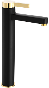 Смеситель для умывальника Rea Polo Black Gold REA-B9978