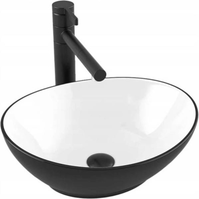 Умывальник Calani Fiesta Black White CAL-00023