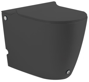 Приставной унитаз SantiLine SL-5030MB с импульсным смывом