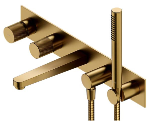 Смеситель встраиваемый Omnires Contour CT8037/1GLB (2 функции)