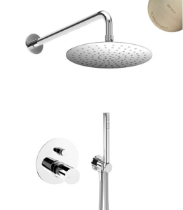 Душевая система Bruma Adagio на 2 потока Set 1455265MM+1455914MM+1931301MM Morning Mist