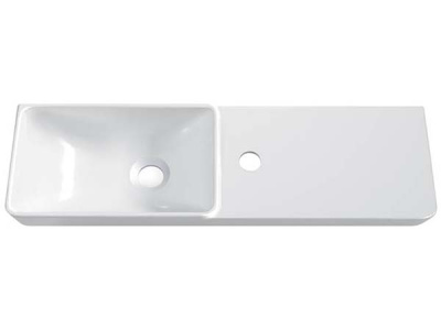 Умывальник Belux Кадис 800 / 800-01 белый матовый Solid Surface