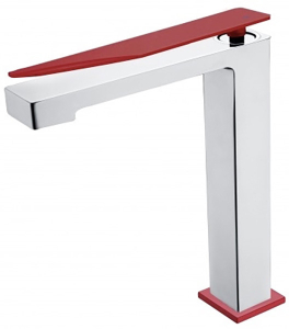 Смеситель для умывальника Boheme Q 142-CRR.2 Chrome Red