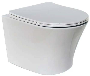 Подвесной унитаз Cerutti Adige Aria MW CT9245 / Adige Aria CT7837 безободковый с крышкой SoftClose