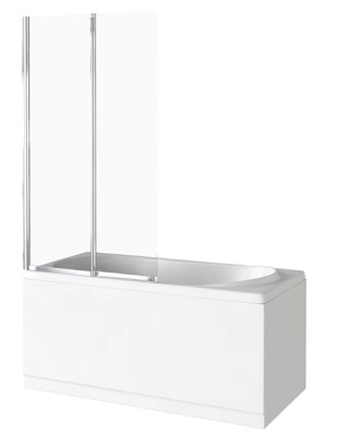 Душевая шторка на ванну Good Door Screen FO-80-C-CH