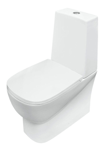 Напольный унитаз Sanita Luxe Infinity Mono SL DM Slim (с крышкой SoftClose)