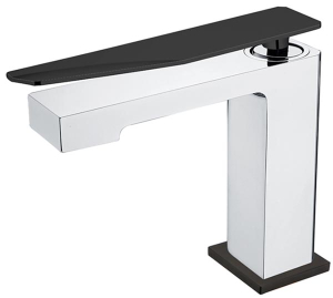 Смеситель для умывальника Boheme Q 141-CRB.2 Chrome Black