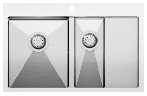 Кухонная мойка AquaSanita Steel Luna 151 N