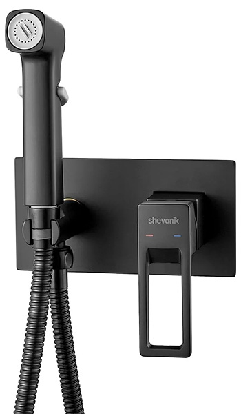 Смеситель встраиваемый Shevanik S6805H с гигиеническим душем