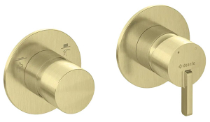Смеситель встраиваемый Deante Silia Gold BR BQS R46P (2 функции)