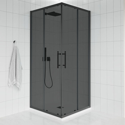 Душевой уголок Veconi Evo 300 B тонированный прямоугольный