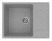 Кухонная мойка Practik PR-M 650, 65х50, светло-серый