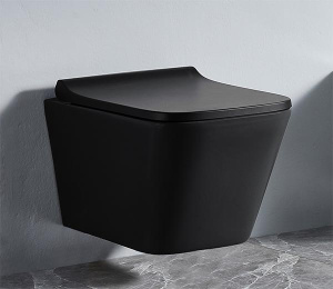 Подвесной унитаз CeramaLux 5171MB безободковый (с крышкой SoftClose)