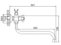 Смеситель для ванны Ledeme H12 L2312