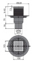 Душевой трап AlcaPlast APV203