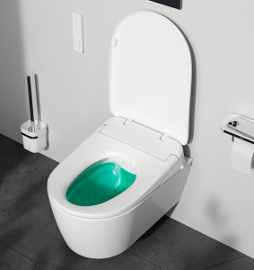 Подвесной унитаз AM.PM Func FlashClean C8F1702SC с электронной крышкой-биде