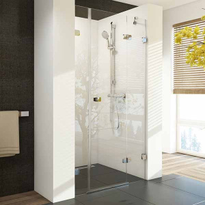 Душевая дверь Ravak Brilliant BSD2-110 A / BSD2-120 A профиль хром, 110х195, прозрачный