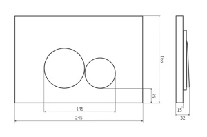Кнопка для инсталляции Axus 097EB