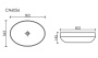 Умывальник CeramicaNova Element CN6056MC