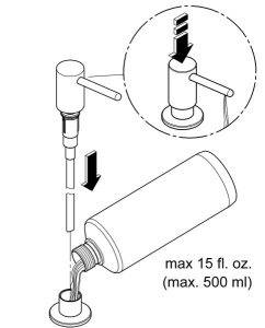 Дозатор для моющих средств Grohe Authentic 40537ZB0