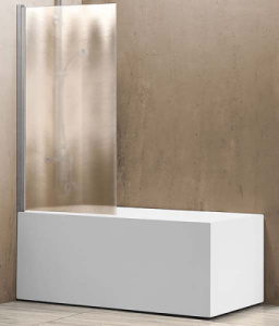 Душевая шторка на ванну Vincea VSB-11800CH, 80х140, шиншилла