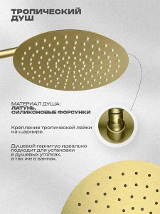 Душевая система скрытого монтажа Filarete Roun FL1020MG