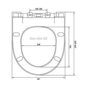 Крышка-сиденье Berges Geo Slim SO 017703 с микролифтом