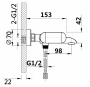 Смеситель для ванны Ganzer GZ22031-С