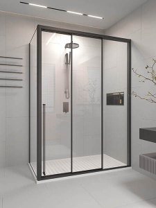 Душевой уголок Veconi Premium Prato 300 SP B-L / B-R 170, 170х90, прозрачный