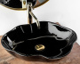 Умывальник Rea Pearl Black Shiny REA-U0858