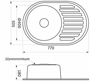 Кухонная мойка AKS 10992