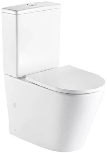 Напольный унитаз Gid Tr2179 с сиденьем Soft Close, белый