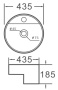 Умывальник Aquaceramika Ocean AC496