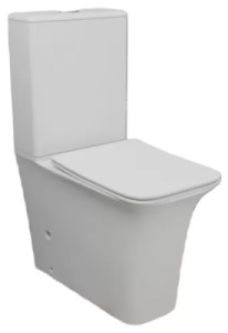 Напольный унитаз CeramaLux 1222A-1A безободковый, белый глянец
