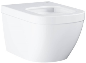 Подвесной унитаз Grohe Euro Ceramic 3932800H безободковый, белый