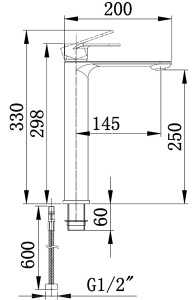 Смеситель для умывальника Boch Mann Santa B XL BM8597