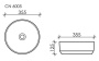 Умывальник CeramicaNova Element CN6007