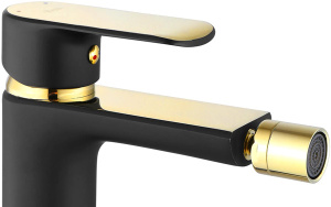 Смеситель для биде Rea Bloom Black Gold REA-B9935