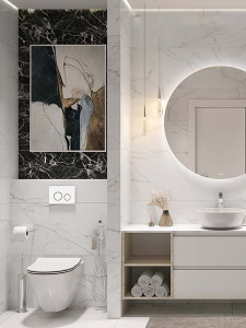 Комплект инсталляции Cersanit Vector с кнопкой Twins 63535 и унитазом City Smart CO DPL EO slim