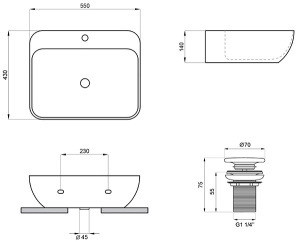 Умывальник Lavinia Boho Bathroom Sink 33311113