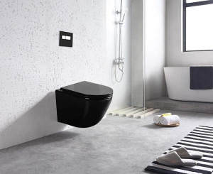 Подвесной унитаз Gid Tr2122BL с сиденьем Soft Close