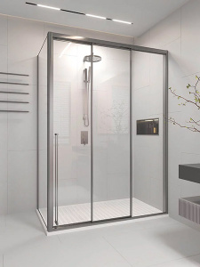 Душевой уголок Veconi Premium Prato 300 SP GR-L / GR-R 120, 120х90, прозрачный