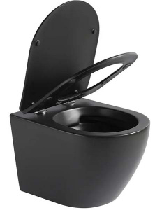 Подвесной унитаз Cerutti Ticino Aria MB CT8918 безободковый с крышкой Soft Close