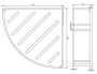 Полка Omnires Uni UN3615CR