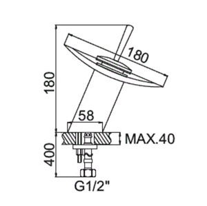 Смеситель для умывальника Ledeme L1055-2