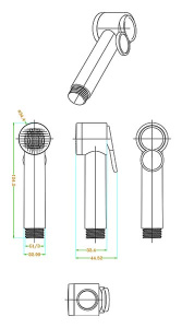 Гигиеническая лейка Lemark LM8090C