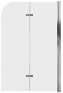 Душевая шторка на ванну Grossman GR-106100 / GR-106110, 100х150, прозрачный