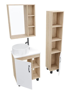 Столешница Grossman Флай 60 / 80 белая, 57х39, белый