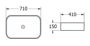 Умывальник Roxen Florio 570075